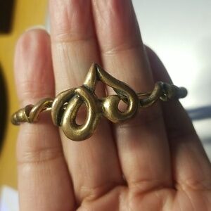 ALEX & ANI Vintage 66 Heart Wrap bangle bracelet Rafaelian Gold